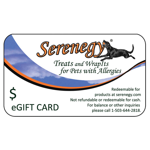 eGift Card for Serenegy Dog Treats and WrapIts